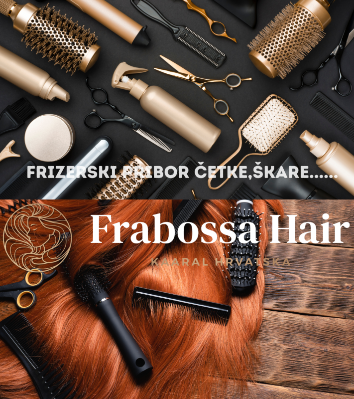 FRIZERSKI PRIBOR ČETKE,ŠKARE ... edited