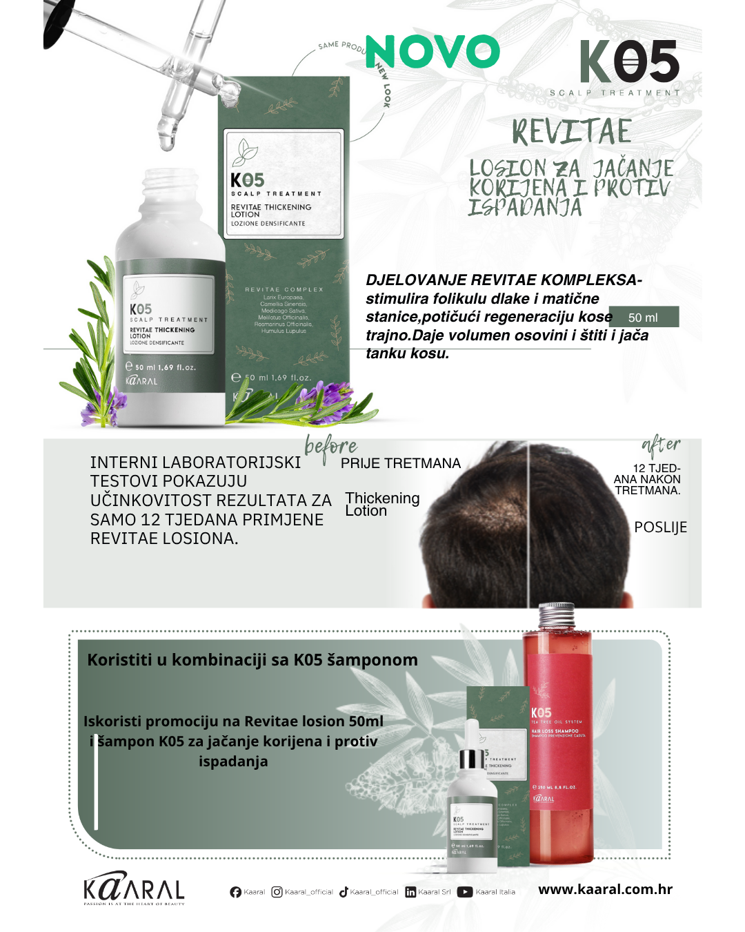 Revitae losion i šampon 250ml Revitae losion i šampon 250ml